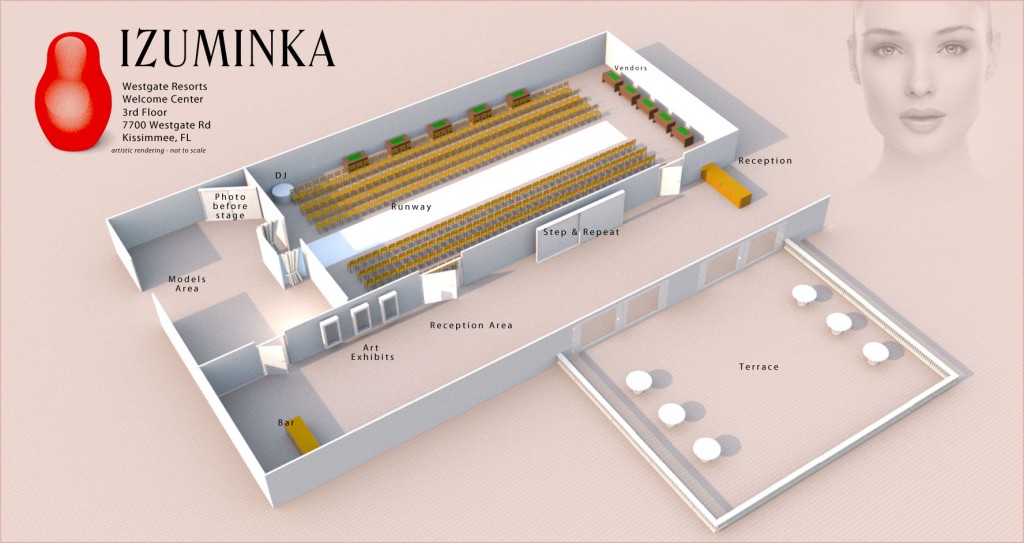 Izuminka - Fall Fashion Expo Floor Plan
