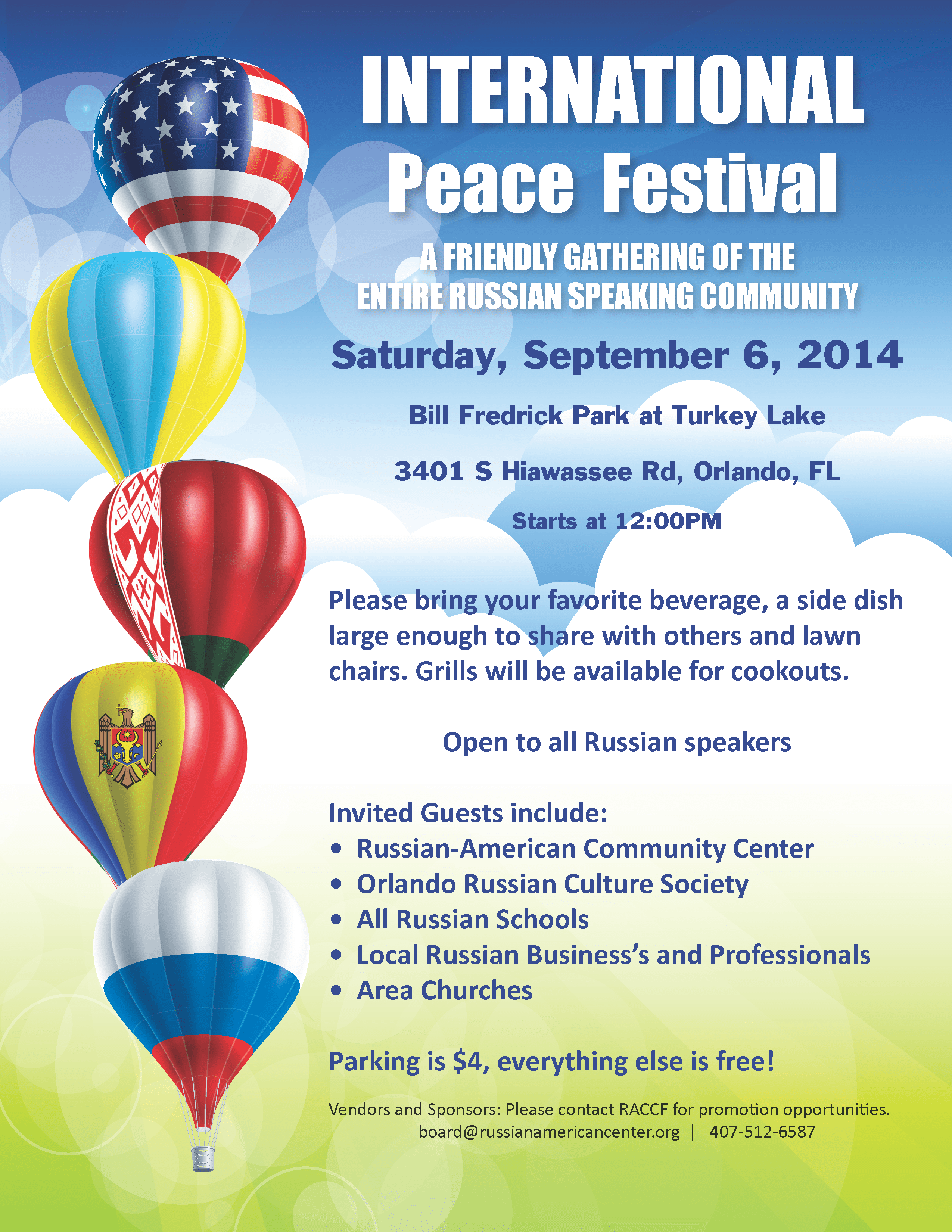 Russian Community will host International Peace Festival 4